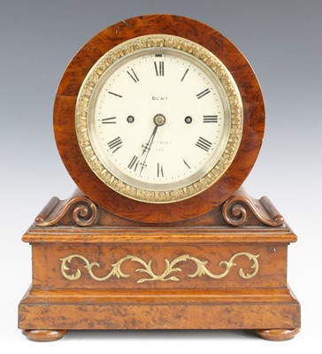 Lot 2446 - Dent of London - a Victorian walnut cased...