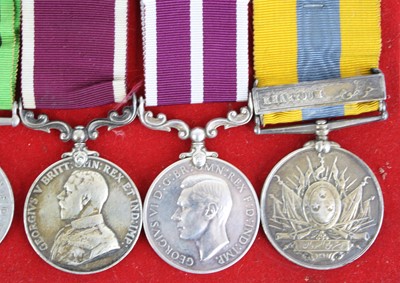 Lot 3019 - A family group of nine medals to include Queen'...