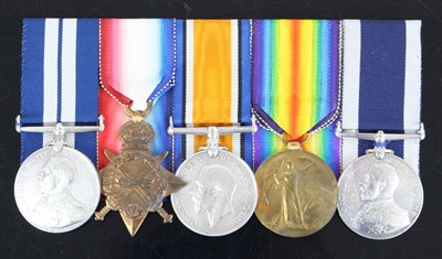 Lot 3020 - A Naval group of five medals to include...