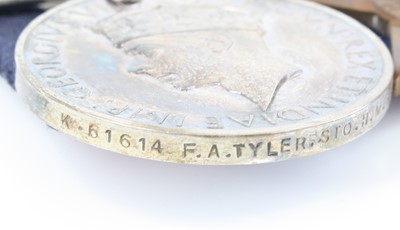 Lot 3021 - A Naval group of six medals to include...