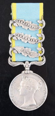 Lot 3024 - A Crimea Medal (1854) with Sebastopol,...
