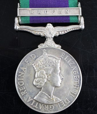 Lot 3030 - An E.R. II. General Service Medal (1962-2007)...