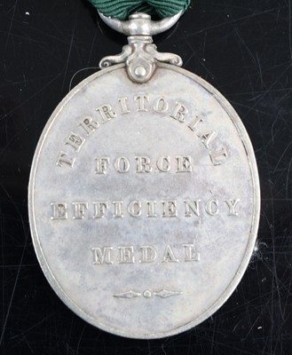 Lot 3031 - A Territorial Force Efficiency Medal, Edward...