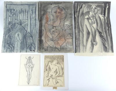 Lot 224 - Dominic Fels (1920-1984) - Five various...