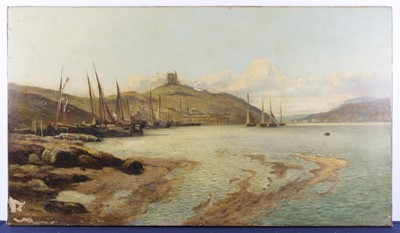 Lot 2395 - John Syer Jnr (1846-1913) - An inland harbour...