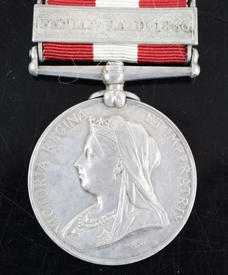 Lot 3036 - A Canada General Service Medal (1866-70) with...