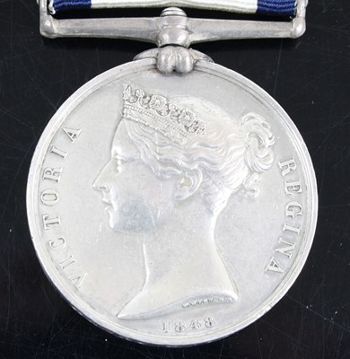 Lot 3040 - A Naval General Service Medal (1793-1840) with...