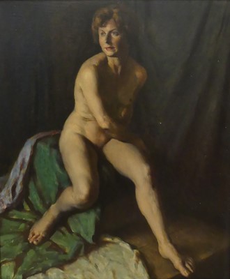 Lot 262 - John Dyke (1926-1985) - Life study, oil on...