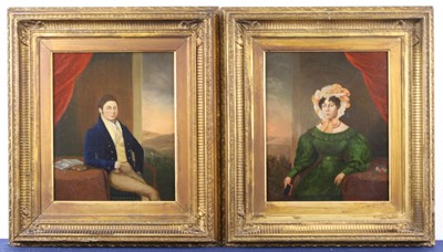 Lot 2405 - Mid-19th century English school - Pair;...