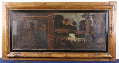 Lot 2385 - 18th century French primitive school - View of...