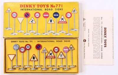 Lot 1464 - A Dinky Toys No. 771 International Road Sign...