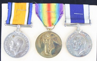 Lot 3066 - A Naval group of three medals to include...