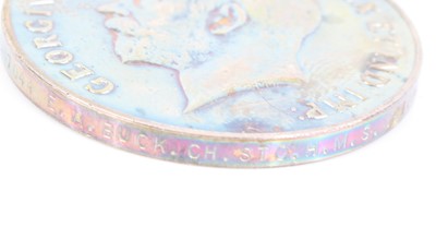 Lot 3066 - A Naval group of three medals to include...