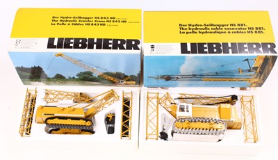 Lot 713 - Conrad group of 2 1/50 scale Liebherr Models...