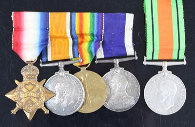 Lot 3072 - A Naval group of four medals to include...