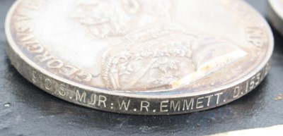 Lot 3073 - A Great War Gallantry group of medals, to...