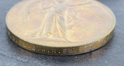 Lot 3073 - A Great War Gallantry group of medals, to...