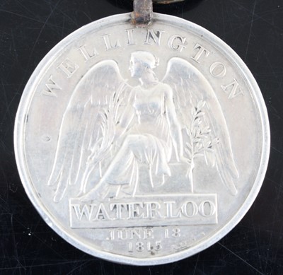 Lot 3074 - A Waterloo Medal, 1815, naming WILL. BUCKLAND,...
