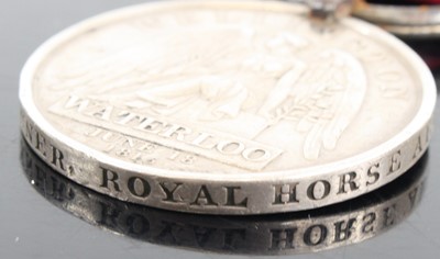 Lot 3074 - A Waterloo Medal, 1815, naming WILL. BUCKLAND,...