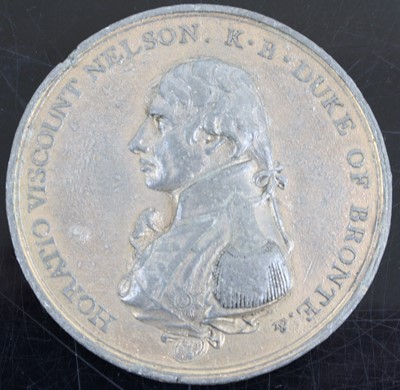 Lot 3075 - A Davison's Nile Medal (1798) in gilt bronze,...