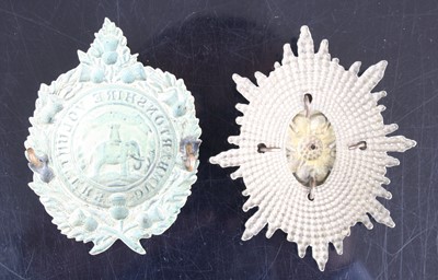 Lot 3092 - A South Middlesex Rifle Volunteers badge, of...
