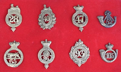 Lot 3097 - A collection of eight glengarry badges to...