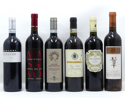 Lot 1138 - Assorted Italian red wines, to include Le...