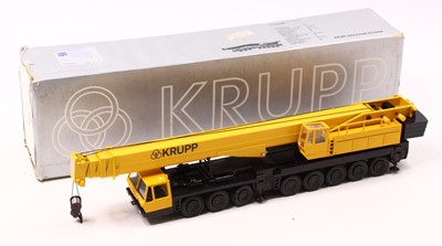 Lot 2139 - A Conrad Krupp Telescopic Crane in yellow with...