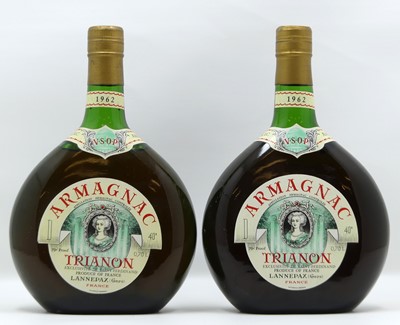 Lot 1461 - Trianon VSOP 1962 armagnac, 70cl, 70º proof,...