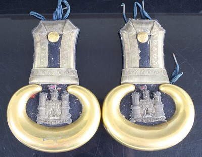 Lot 3125 - A pair of Victorian shoulder epaulettes for...