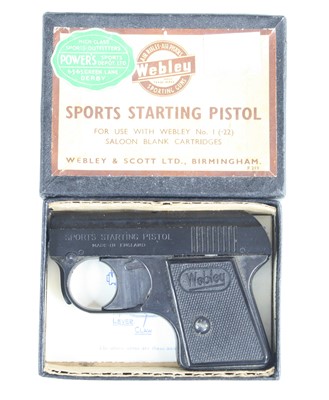 Lot 3483 - A Webley Sports Starting Pistol, for use with...