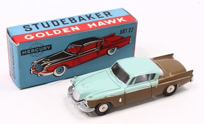 Lot 1663 - Mercury, No.27, Studebaker Golden Hawk, light...