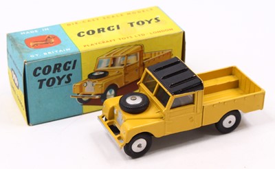 Lot 1186 - Corgi Toys, No.406, Land Rover 109 WB, yellow...