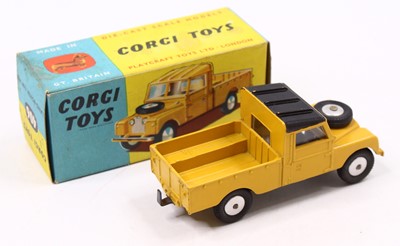 Lot 1186 - Corgi Toys, No.406, Land Rover 109 WB, yellow...