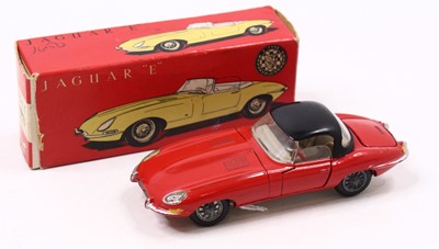 Lot 1535 - Tekno No.926 Jaguar Type E - red body, grey...