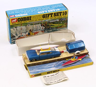 Lot 1189 - Corgi Toys, Gift Set 10, Marlin Rambler...