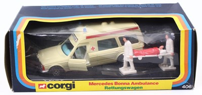 Lot 1215 - Corgi Toys, 406, Dutch Mercedes Bonna...