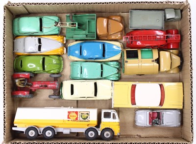 Lot 1574 - 13 various loose Dinky Toy diecast vehicles...