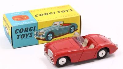 Lot 1472 - Corgi Toys, 300 Austin Healey sports car, red...