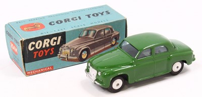 Lot 1147 - Corgi Toys No. 204m Rover 90 saloon in green...