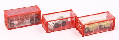 Lot 793 - A Mini Dinky group of three cased diecasts to...