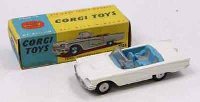 Lot 1493 - Corgi Toys No. 215 Ford Thunderbird open...