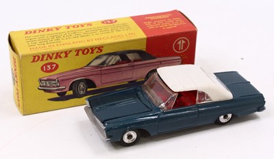 Lot 1353 - Dinky Toys, 137, Plymouth Fury Convertible,...