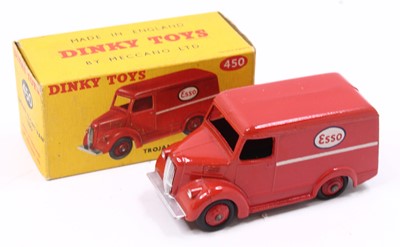 Lot 1295 - Dinky Toys No. 450 Trojan van Esso, comprising...