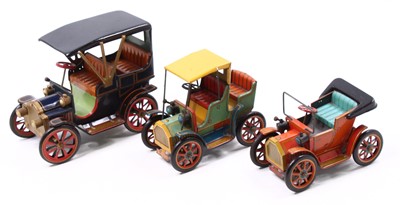 Lot 2041 - Modern Toys (Japan) group of 3 loose old timer...