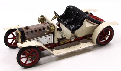 Lot 25 - A Mamod SA1 steam roadster of usual...