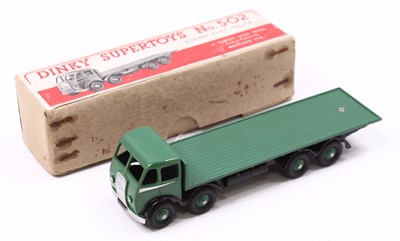 Lot 1299 - Dinky Toys No. 502 Foden flat truck,...