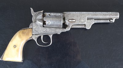 Lot 3230 - A 19th century Colt type six shot revolver,...