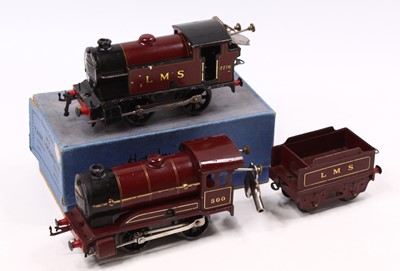 Lot 358 - Two Hornby 0-4-0 clockwork locos: 1936/41 M3...