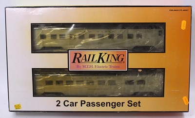 Lot 361 - Rail King by MTH 2-car Passenger set ‘New...